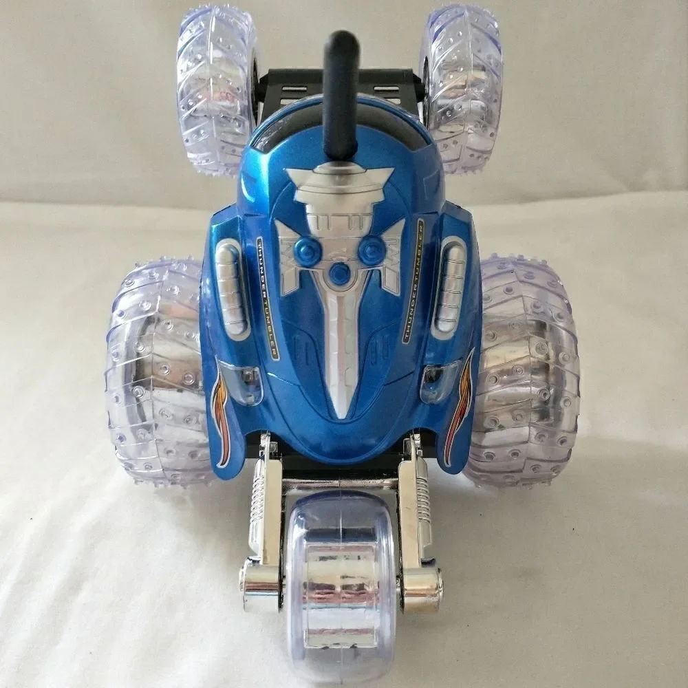 RC Car Thunder Tumbler Blue Hat BODY ONLY Replacement Parts Pieces Sharper Image